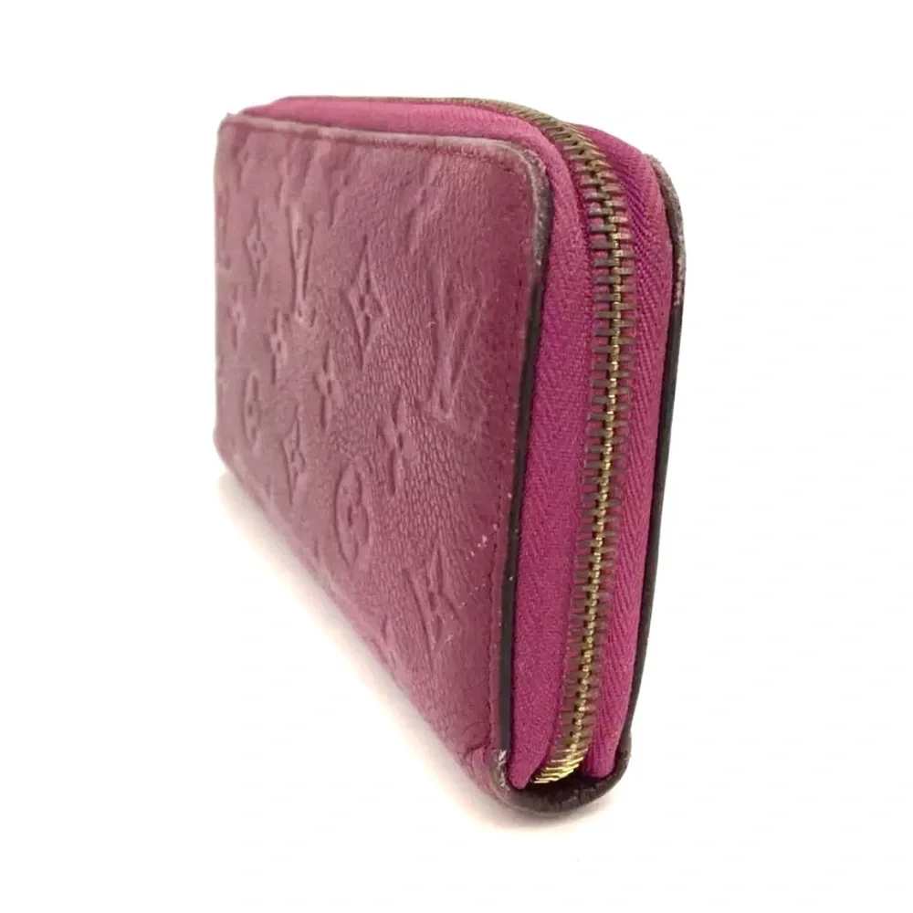 🏆💎💯 Louis Vuitton Monogram Empreinte Leather Zippy Zip Around Long Wallet - Picture 4 of 8